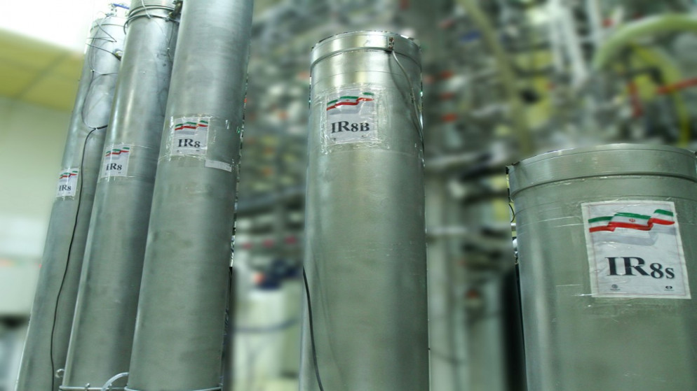 صورة نشرتها منظمة الطاقة الذرية الإيرانية في 4 تشرين الثاني/ نوفمبر 2019، تُظهر منشآت تخصيب نووي في مركز أبحاث جنوبي طهران. (أ ف ب)