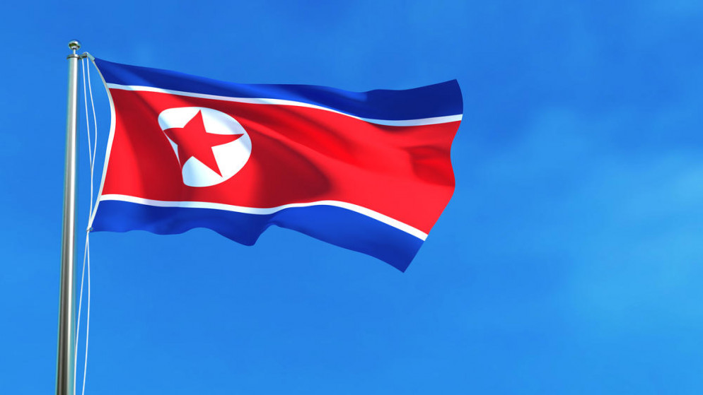 علم كوريا الشمالية. (Shutterstock)