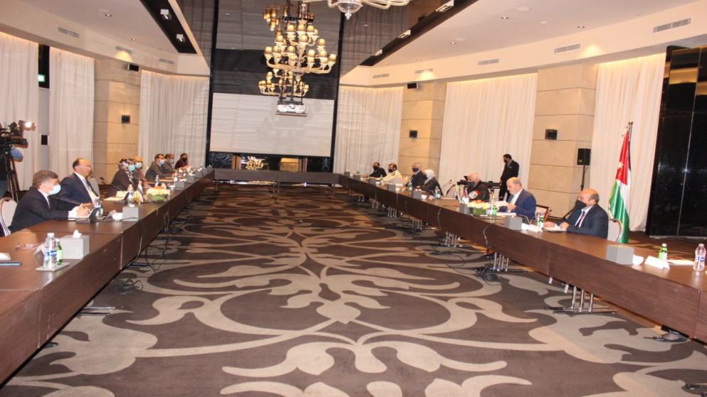 اجتماعات اللجنة الفنية للجنة العليا الأردنية المصرية المشتركة. (وزارة الصناعة والتجارة والتموين)