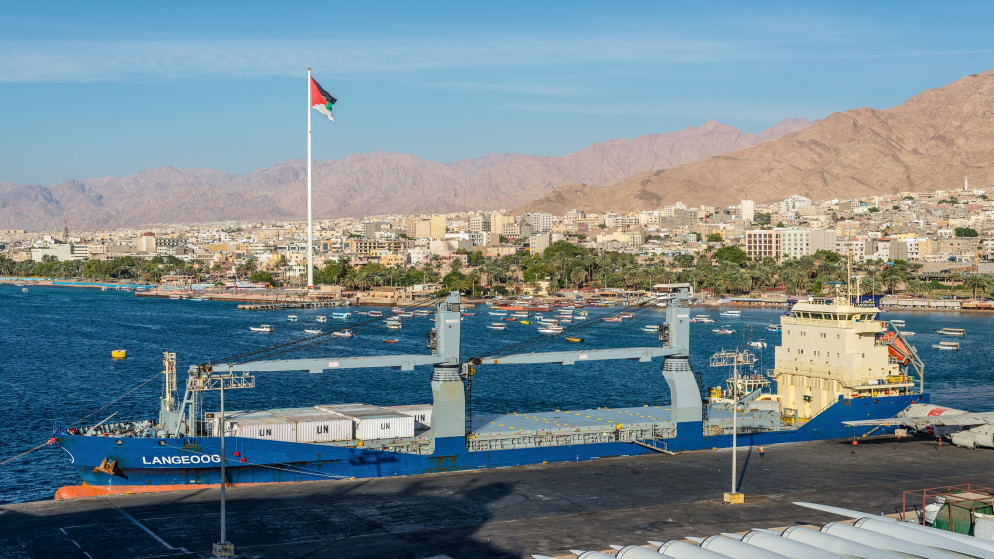 صورة أرشيفية لميناء العقبة،. (shutterstock)