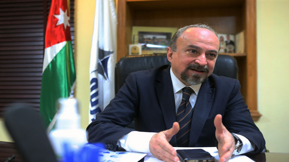 الرئيس التنفيذي لبورصة عمّان مازن الوظائفي خلال مقابلة سابقة لـ"المملكة". (صلاح ملكاوي /المملكة)