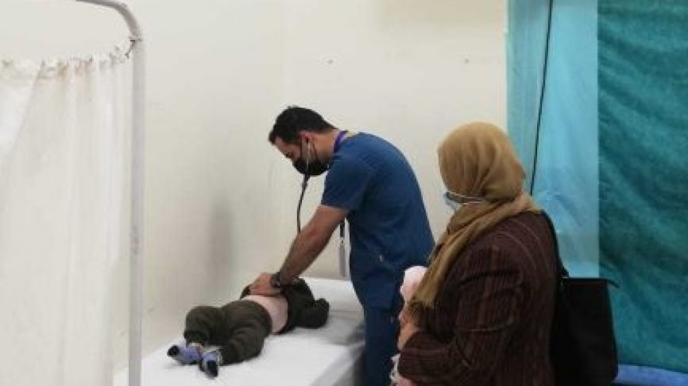 المستشفى الميداني الأردني في غزة / 66 يباشر أعماله. (القوات المسلحة الأردنية)