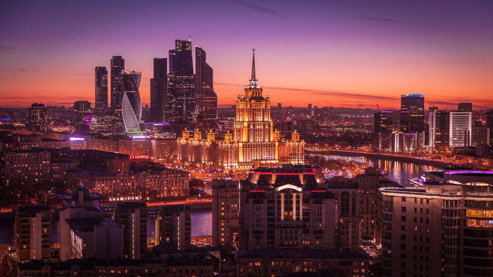 منظر عام للعاصمة الروسية موسكو. (shuuterstock)