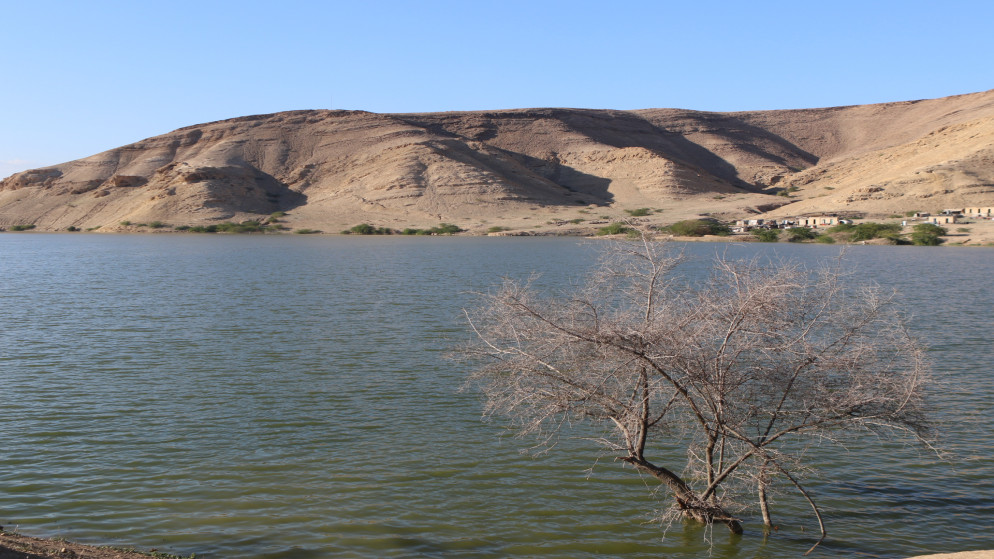 مياه سد وادي شعيب في محافظة البلقاء. (صلاح ملكاوي/ المملكة)