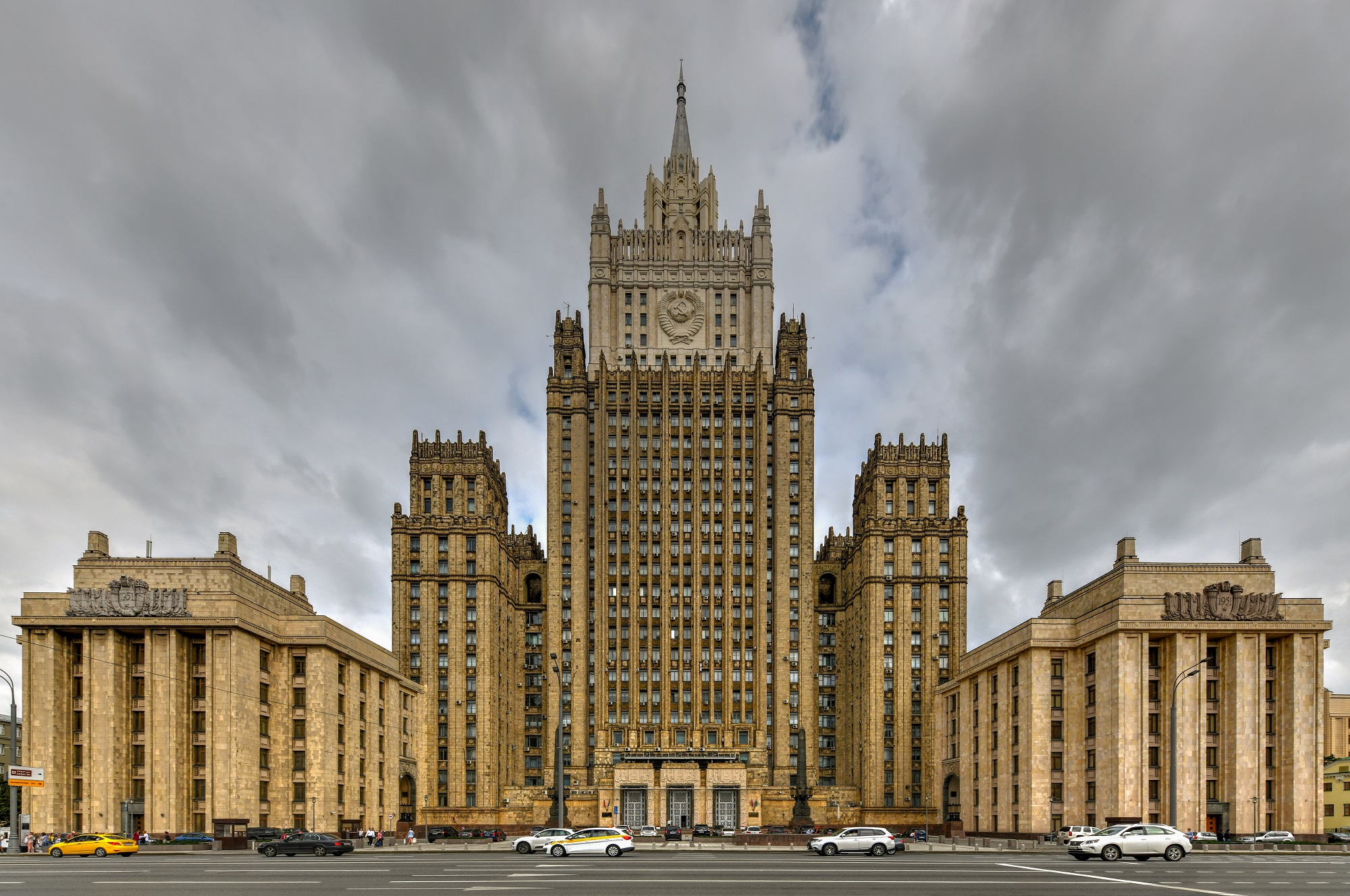 المبنى الرئيسي لوزارة الخارجية الروسية في العاصمة موسكو. (shutterstock)