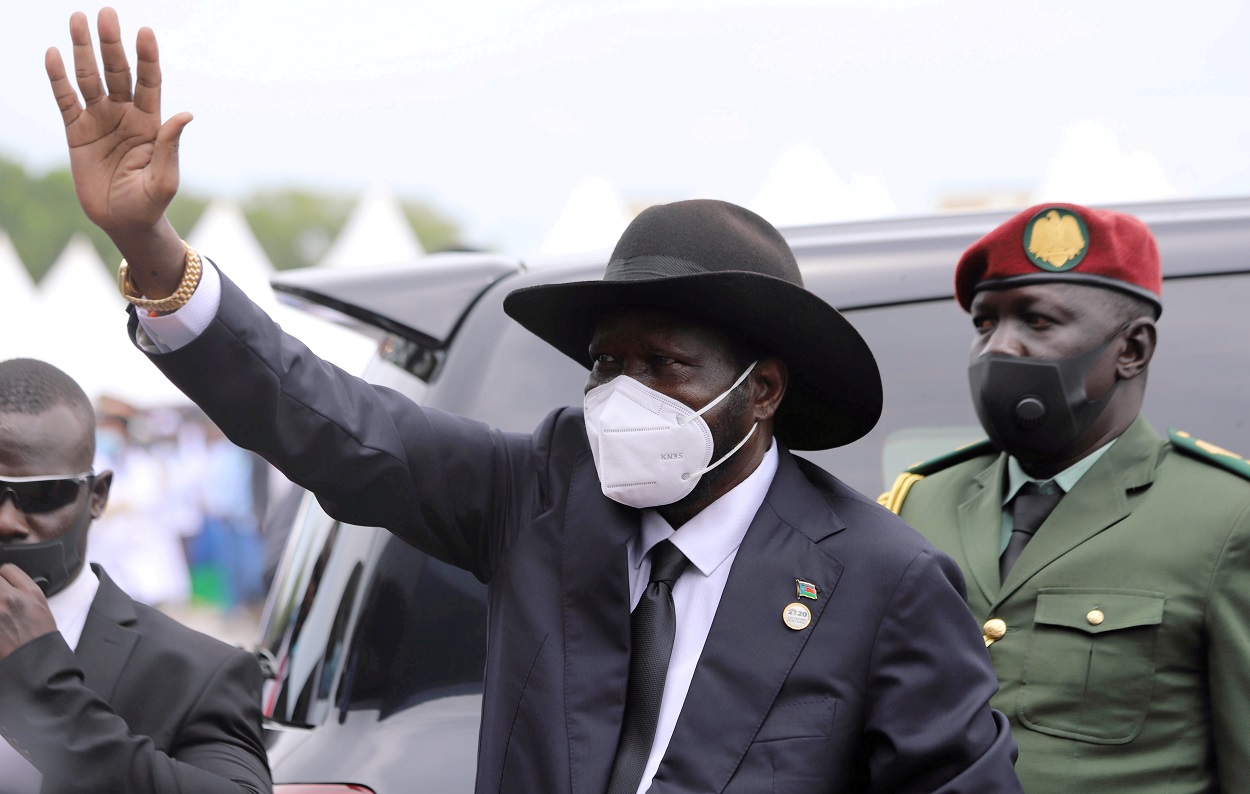 رئيس جنوب السودان سلفا كير، 3 تشرين الأول/ أكتوبر 2020. (رويترز)