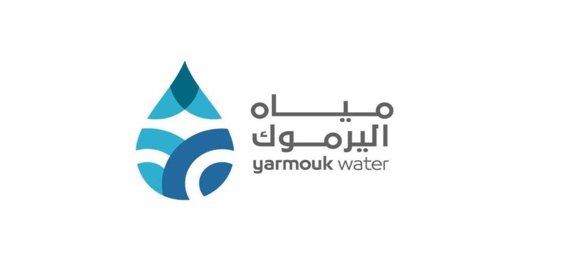 شعار شركة مياه اليرموك. (صفحة الشركة على فيسبوك)
