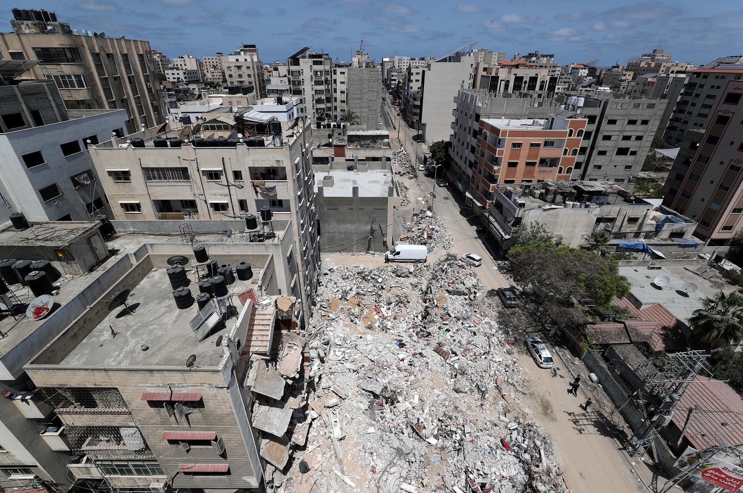 جانب من الدمار الذي خلفه العدوان الإسرائيلي على غزة (رويترز)