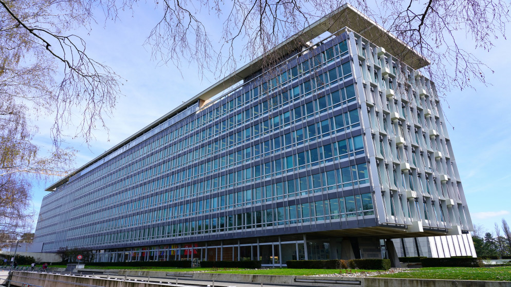 مبنى منظمة الصحة العالمية في جنيف. (shutterstock)