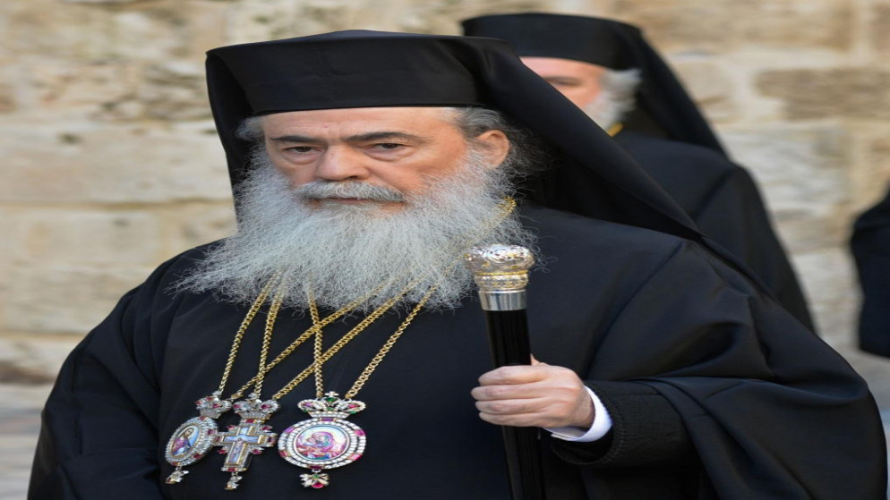 رئيس مجلس رؤساء الكنائس في الأردن، البطريرك ثيوفيلوس الثالث.
