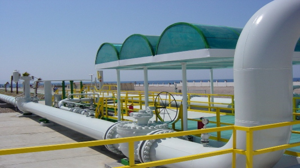 صورة أرشيفية لخط الغاز العربي المصري الذي يزود الأردن بالغاز الطبيعي. (وزارة البترول المصرية)