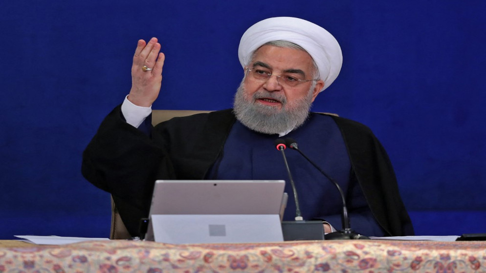 الرئيس الإيراني حسن روحاني (أ ف ب)