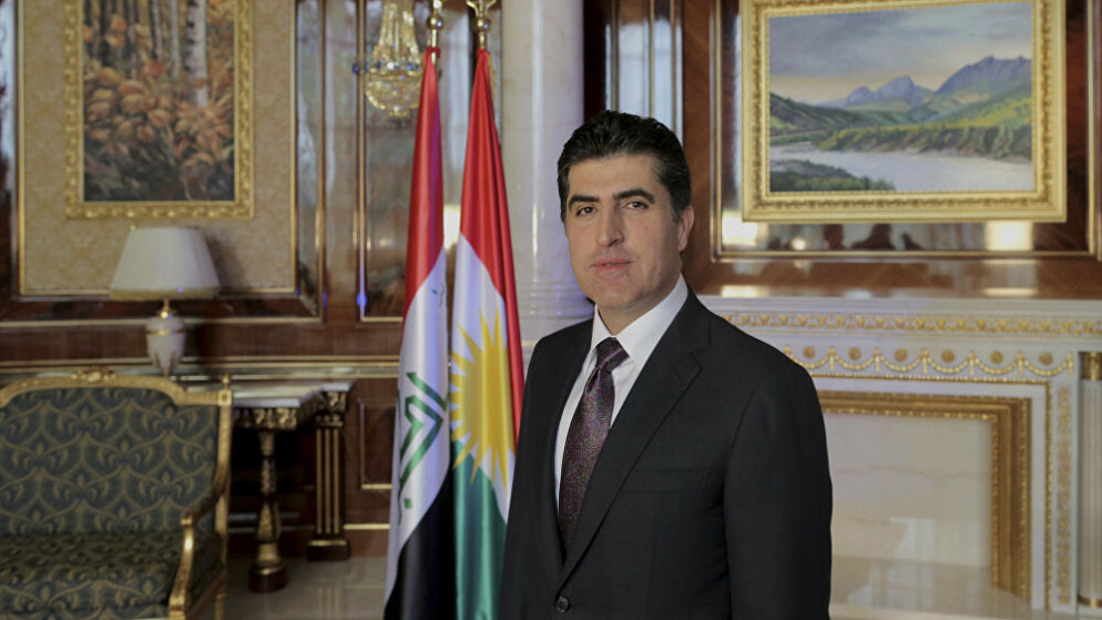 رئيس إقليم كردستان العراق نيجيرفان بارزاني. (بترا)