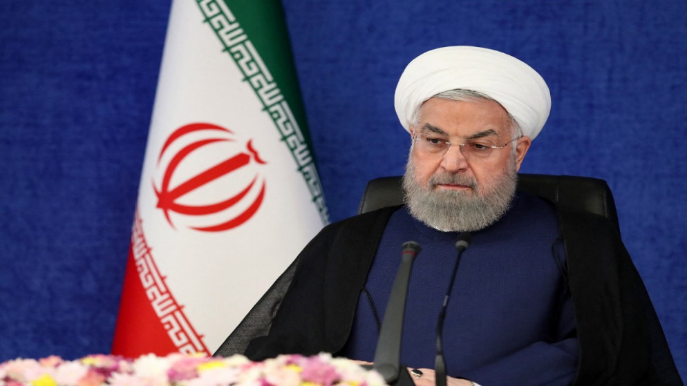 الرئيس الإيراني حسن روحاني. (أ ف ب)