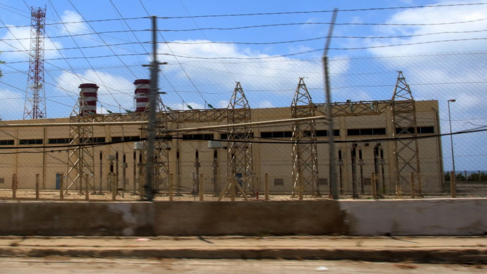 محطة كهرباء الزهراني في جنوب لبنان، 10 يوليو/تموز 2021. (أ ف ب)