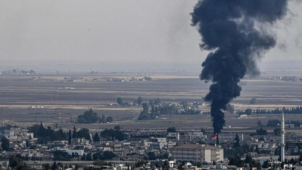 صورة تعبيرية، لتفجير في منطقة شمال شرق سوريا قرب الحدود التركية. (أ ف ب)