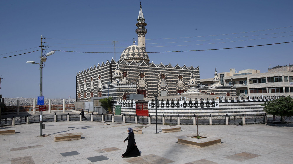 مسجد أبو درويش شرق عمّان. (صلاح ملكاوي/ المملكة)
