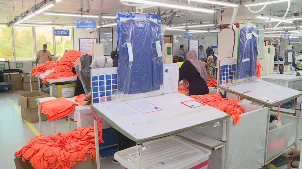 مصنع ألبسة الزمالية في لواء الأغوار الشمالية. (المملكة)