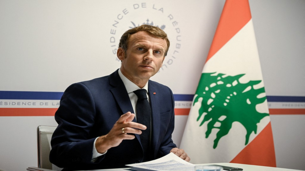 الرئيس الفرنسي إيمانويل ماكرون. (أ ف ب)