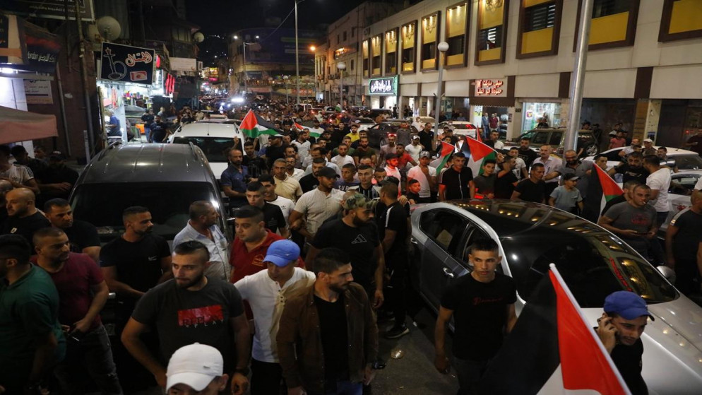 مسيرة وسط مدينة جنين تنديدًا بالعدوان على الأسرى في سجون الاحتلال الإسرائيلي