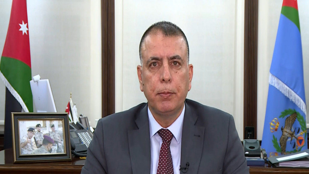 وزير الداخلية مازن الفراية خلال حديثه لـ"المملكة".12/9/2021.(المملكة)