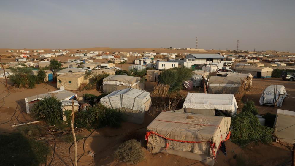 منظر عام لمخيم للنازحين في مأرب في اليمن 9 أيلول/ سبتمبر 2021. (رويترز)