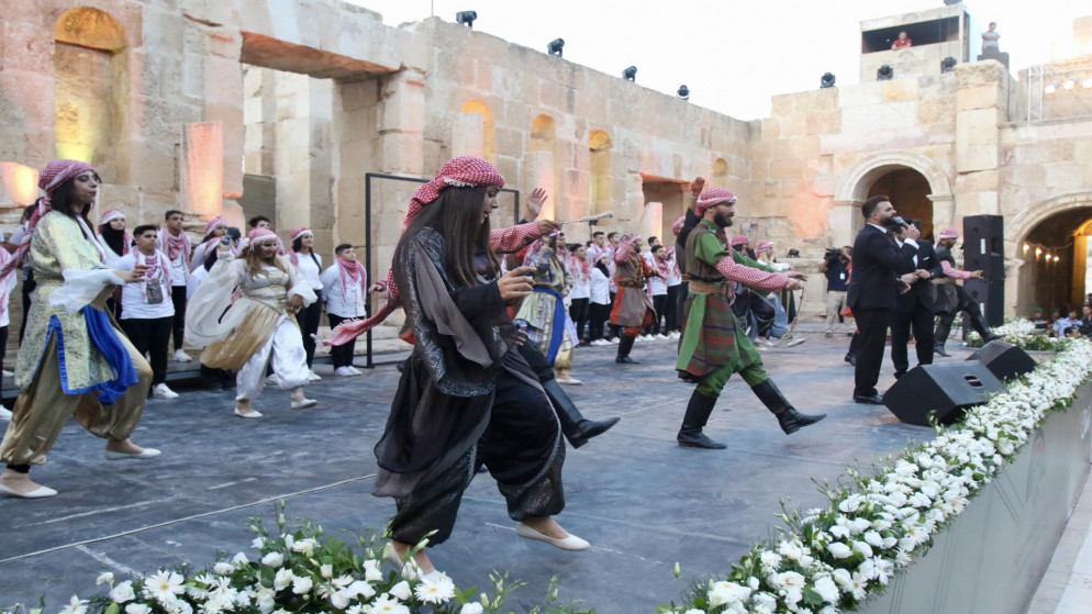 صورة أرشيفية من فعاليات افتتاح مهرجان جرش 34. (صلاح ملكاوي / المملكة)