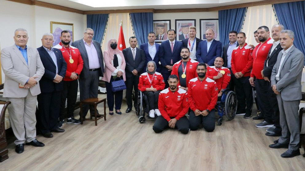 جانب من تكريم أبطال دورة الألعاب البارالمبية والأولمبية (بترا)