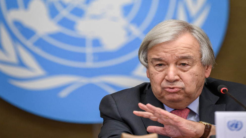 الأمين العام للأمم المتحدة أنطونيو غوتيريش. 13 سبتمبر 2021. (أ ف ب)