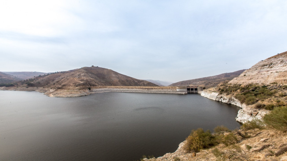 مشروع معالجة مياه من أحد سدود الأردن نفذه بنك الإعمار الألماني، لتزويد عدد من المحافظات بالمياه. (بنك الإعمار الألماني)