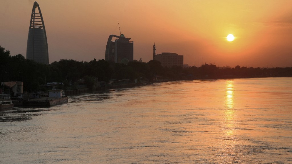 جانب من نهر النيل الأزرق شمالي العاصمة السودانية الخرطوم، 21 أيلول/سبتمبر 2021. (أ ف ب)