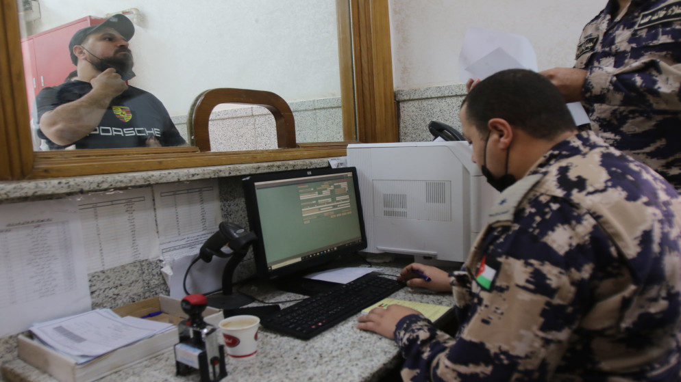 مركز حدود جابر بعد عودة فتح المعبر بين الأردن وسوريا.29/9/2021.(صلاح ملكاوي/المملكة)