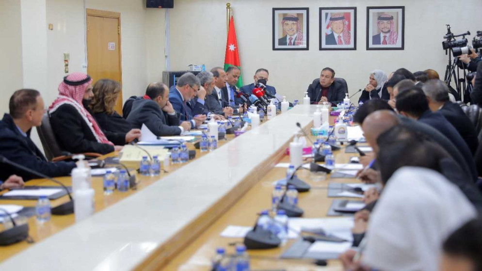 اجتماع اللجنة المالية في مجلس النواب لمناقشة موازنات مؤسسات الإعلام الرسمية. (مجلس النواب)