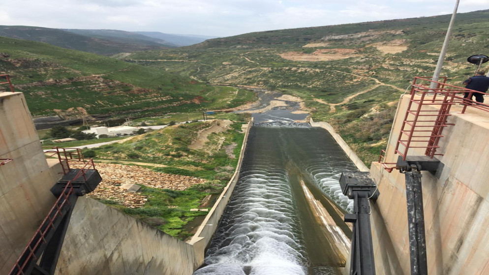 مشروع نفذه بنك الإعمار الألماني في الأردن، لتجميع مياه أمطار لتزويد عدد من المحافظات بالمياه. (بنك الإعمار الألماني)