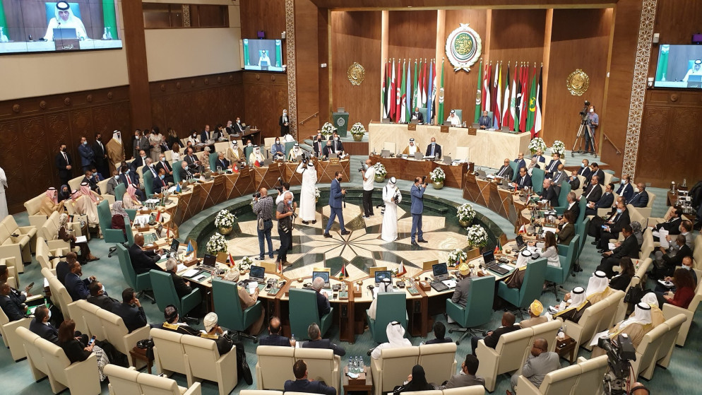 جانب من اجتماع مجلس جامعة الدول العربية. (المملكة)