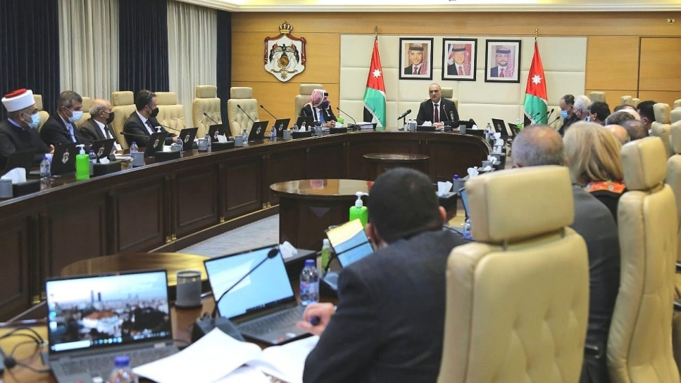 جلسة مجلس الوزراء. (رئاسة الوزراء)