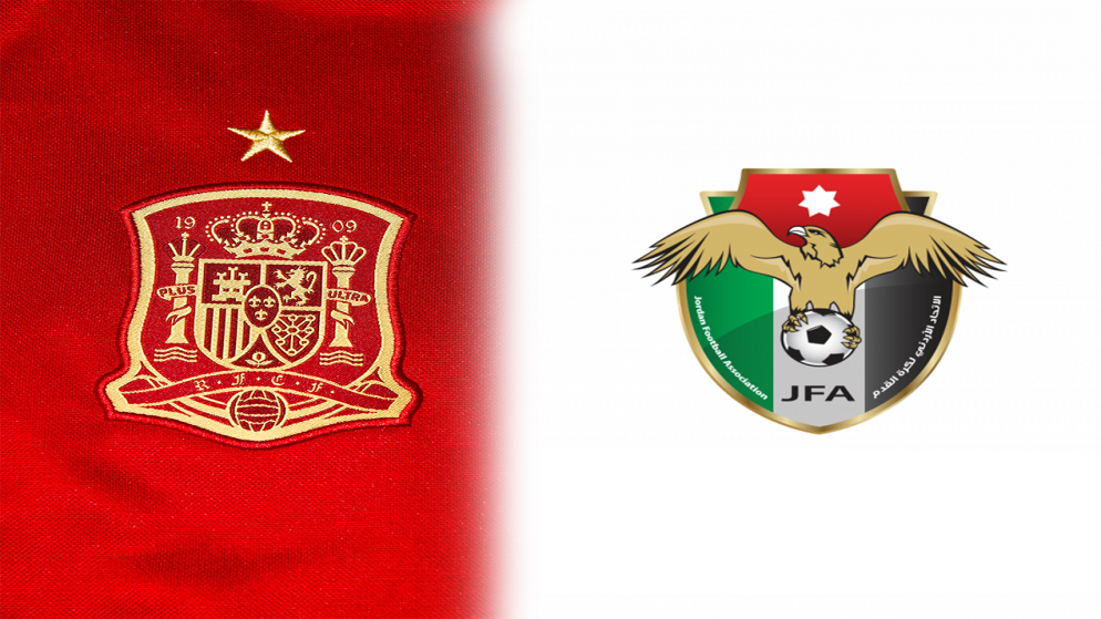 شعار الاتحادين الأردني والإسباني لكرة القدم. (المملكة)