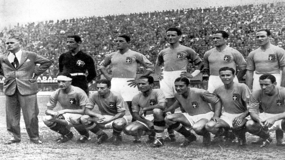 المنتخب الإيطالي بطل كأس العالم 1934. (فيفا)