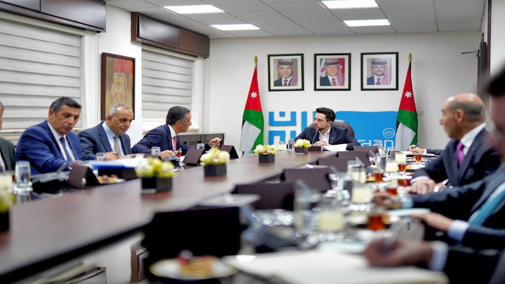 سمو الأمير الحسين بن عبدالله الثاني، ولي العهد، يترأس اجتماعا في وزارة السياحة والآثار لمتابعة خطة عمل قطاع السياحة في الأردن. (الديوان الملكي الهاشمي)