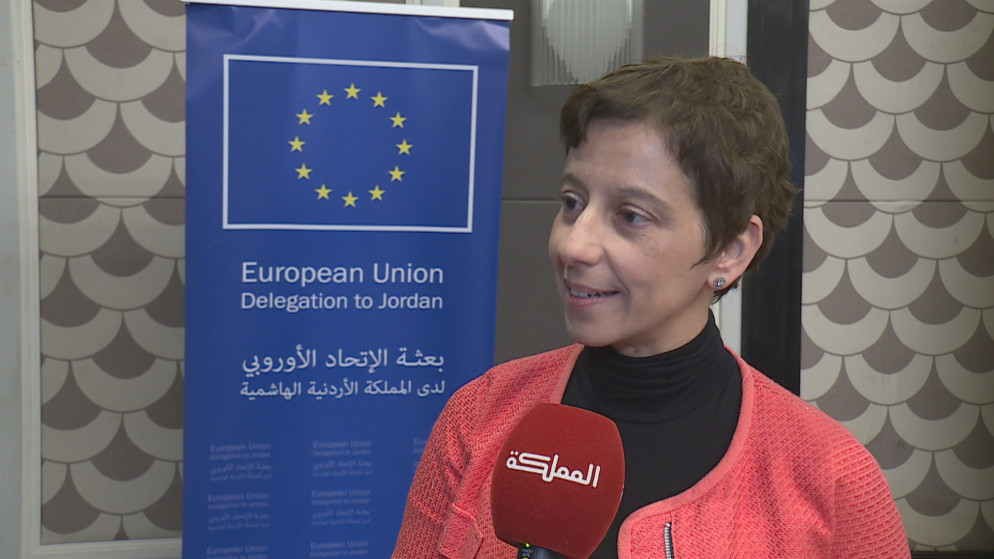 سفيرة الاتحاد الأوروبي في الأردن ماريا هادجيثيودوسيو. 08/12/2022. (المملكة)