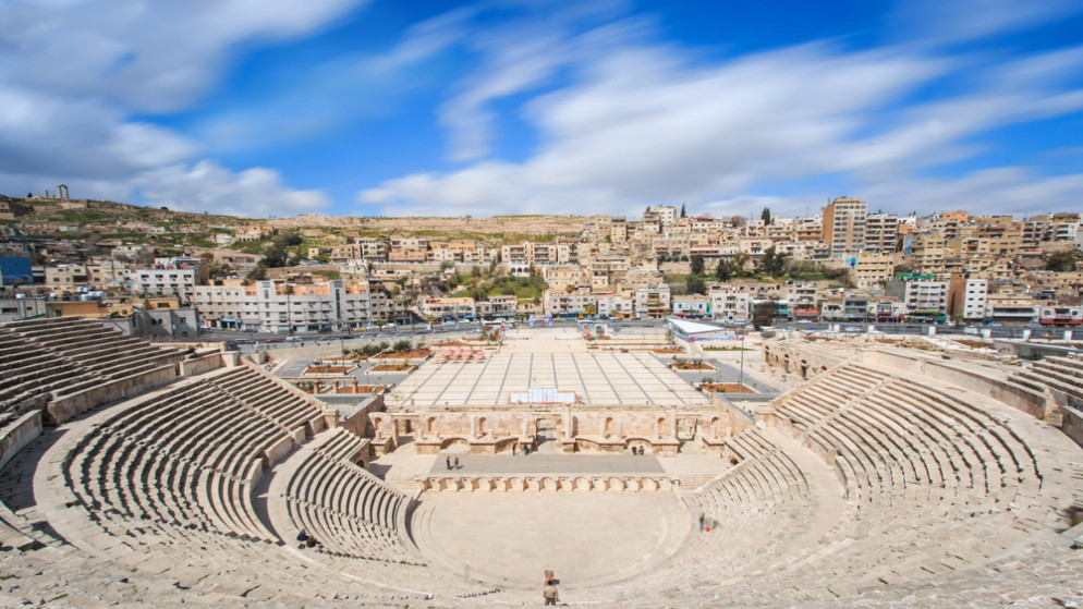 المدرج الروماني .عمّان ، الأردن.(shutterstock)