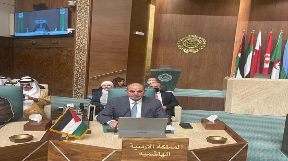 وزير الصناعة والتجارة والتموين، يوسف الشمالي خلال اجتماعات الدورة 109 للمجلس لاقتصادي والاجتماعي العربي. (وزارة الصناعة)