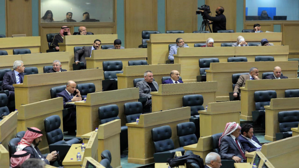 مجلس النواب خلال مناقشة مشروع قانون الموازنة العامة لسنة 2022. (مجلس النواب)