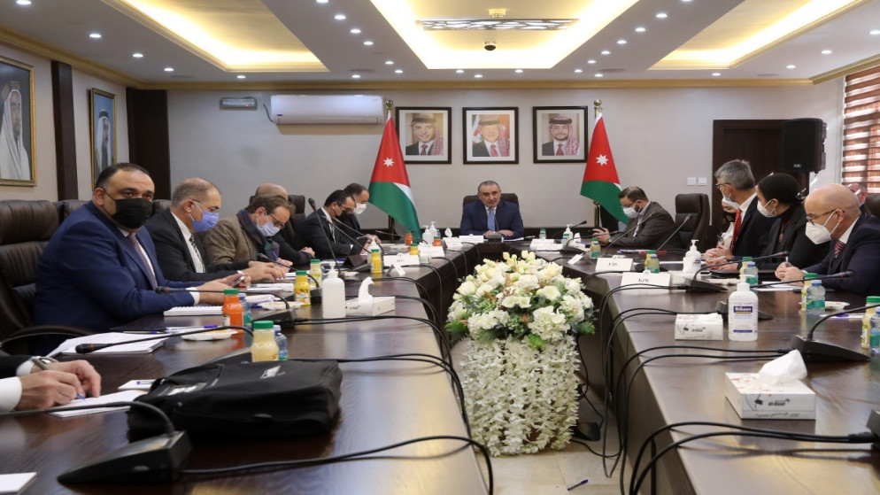 اجتماع لوزير التخطيط والتعاون الدولي ناصر الشريدة (وزارة التخطيط)