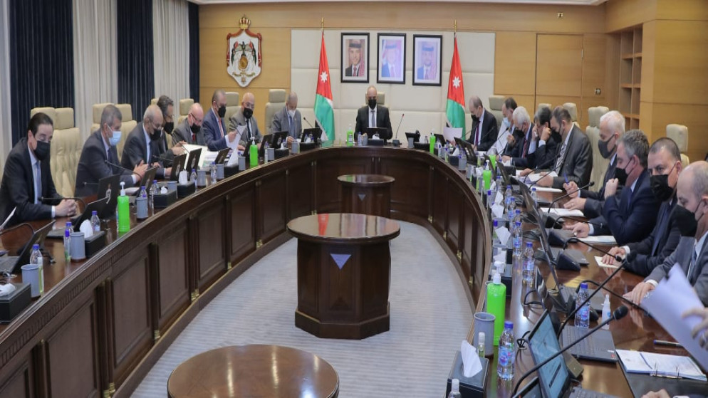 جلسة لمجلس الوزراء. (رئاسة الوزراء)