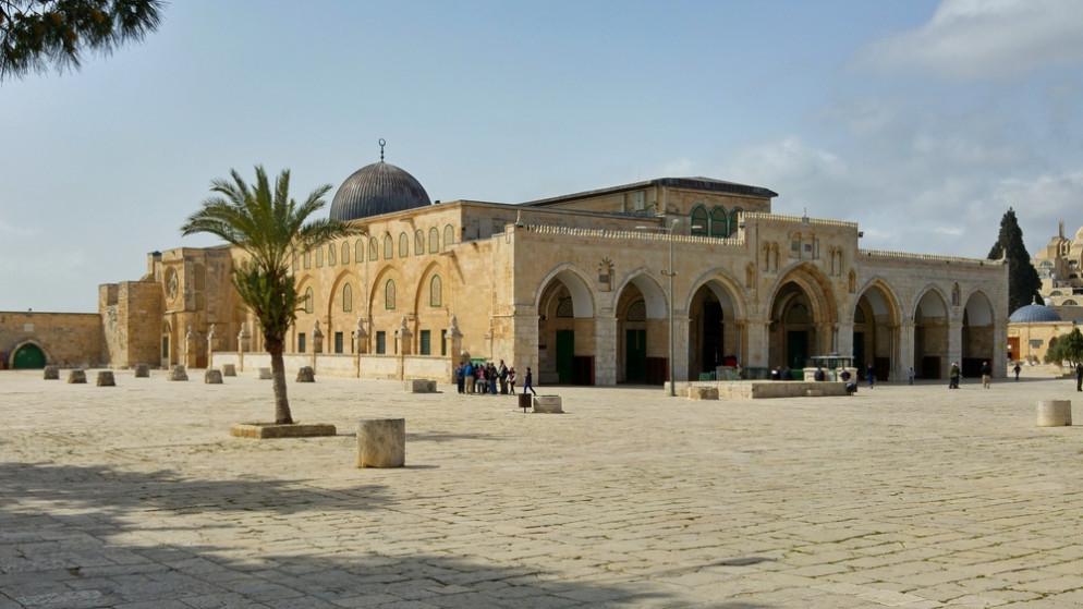 صورة أرشيفية للمسجد القبلي في الحرم القدسي الشريف.19 آذار / مارس 2017.(shutterstock)