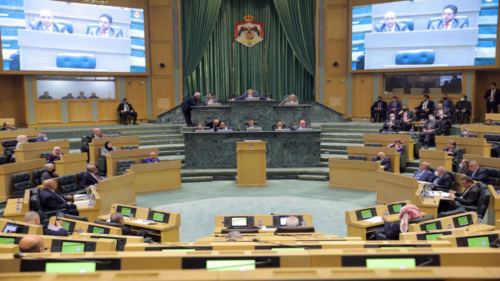 مجلس النواب خلال جلسة مناقشة مواد مشروع قانون الأحزاب السياسية. (مجلس النواب)