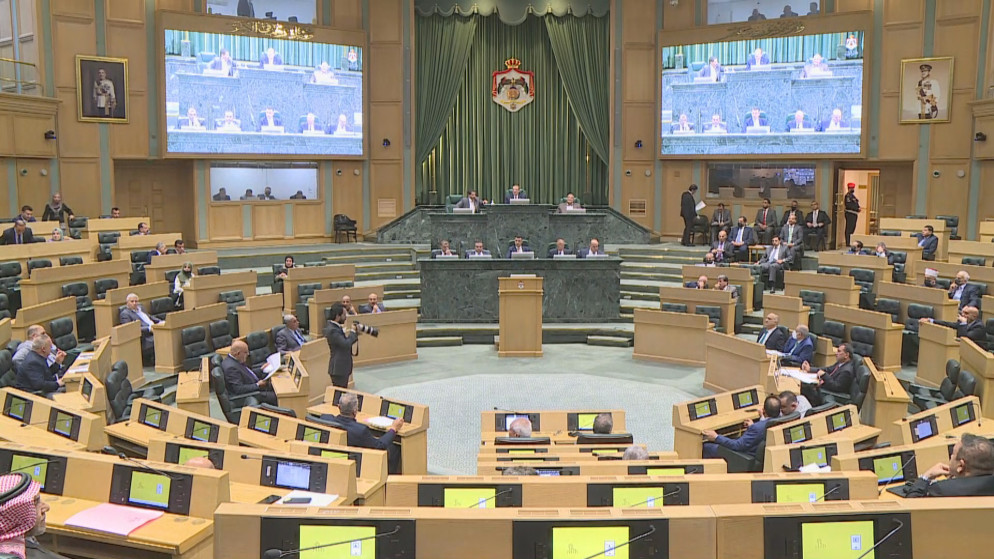 جلسة مجلس النواب خلال مناقشة معدل "خدمة العلم والخدمة الاحتياطية".6/4/2022. (المملكة)