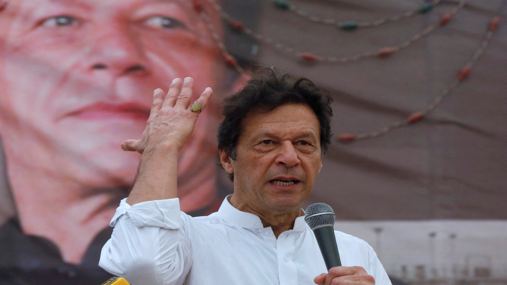رئيس الوزراء الباكستاني عمران خان. (رويترز)
