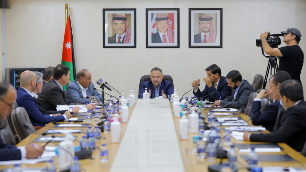 اجتماع اللجنة المالية النيابية مع شركة تعدين اليورانيوم الأردنية. (مجلس النواب)